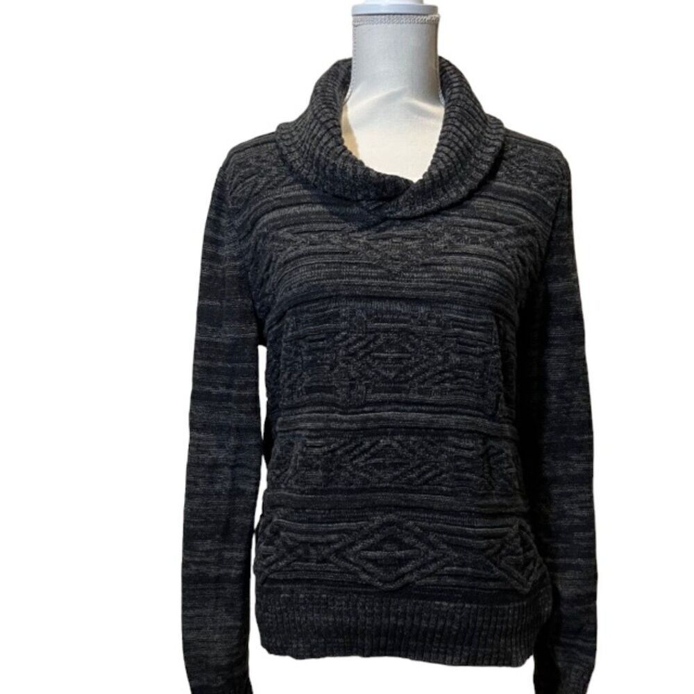 American Rag Women's Cowl Neck Textured Sweater, Size Medium
